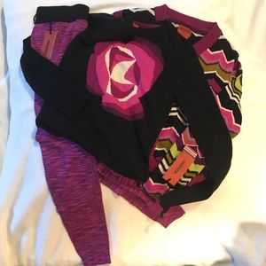 Missoni Cardigan -Sweater - Legging 3pc Set